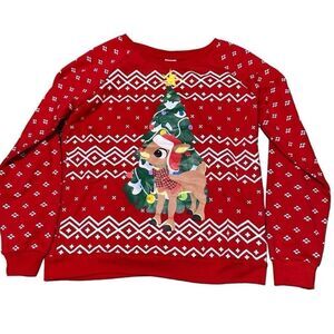 Rudolph the red nosed reindeer, with lighting package size M.  A 498